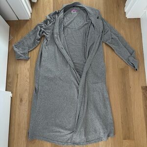 Gray post mastectomy nightgown size L